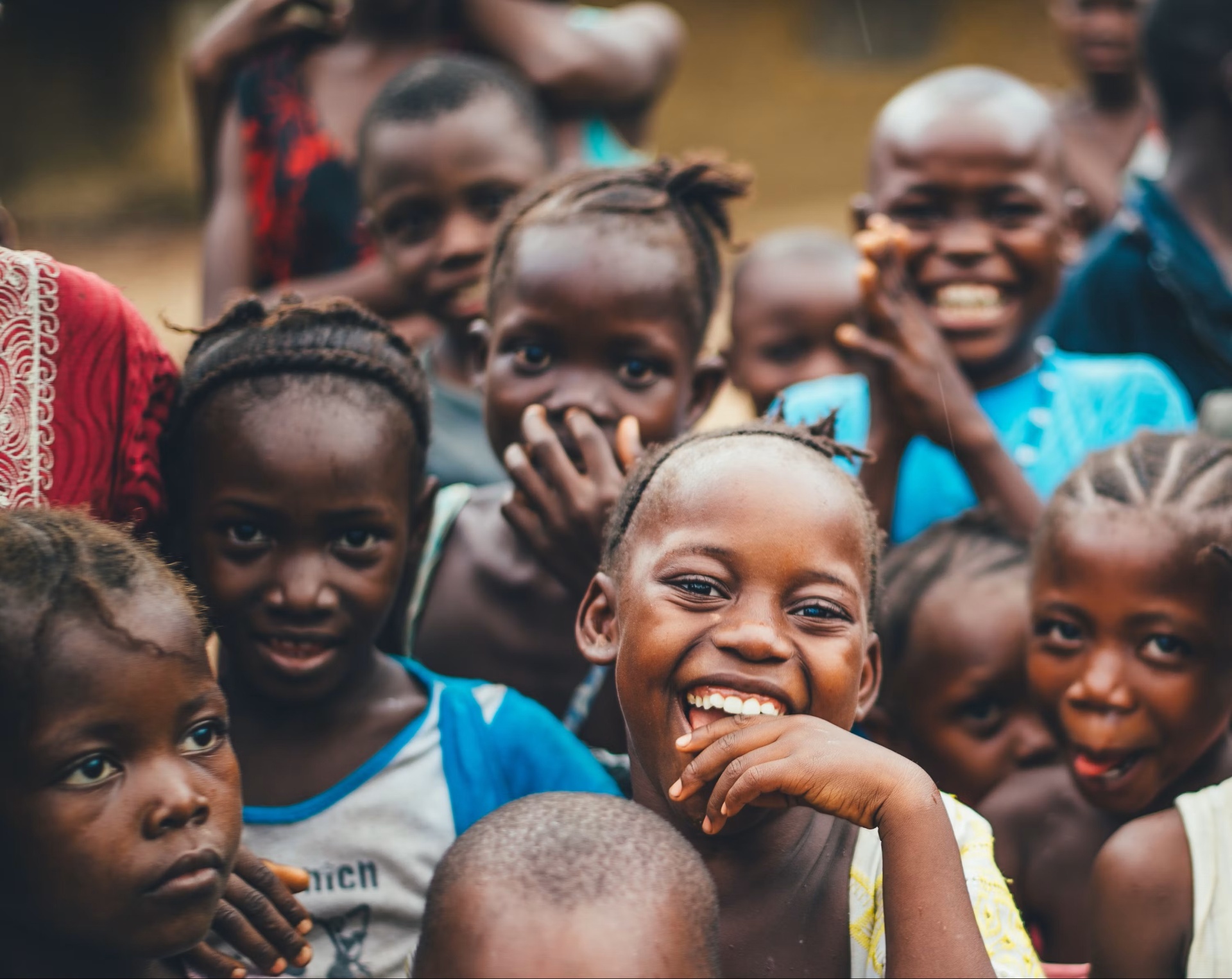 Smiling children of Zimbabwe